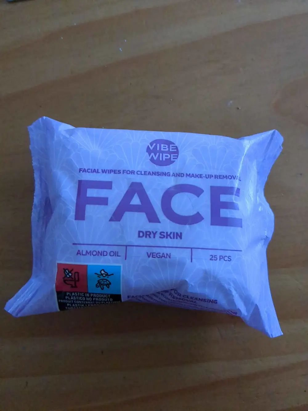 VIBE WIPE - Facial wipes for cleansng and make-up removal