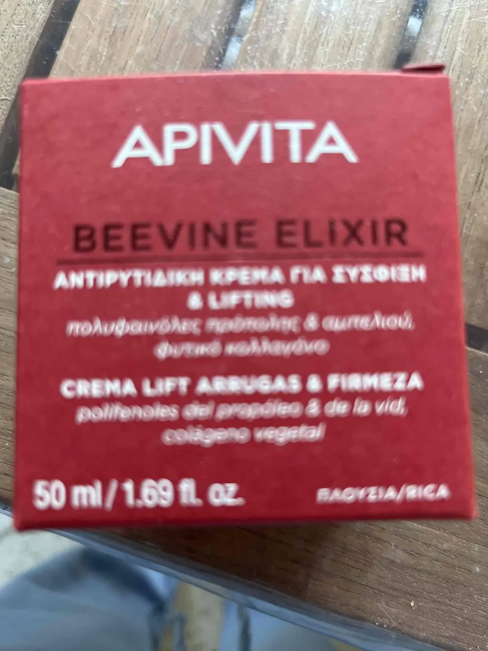 APIVITA - Beevine elixir - Crema lift arrugas & firmeza