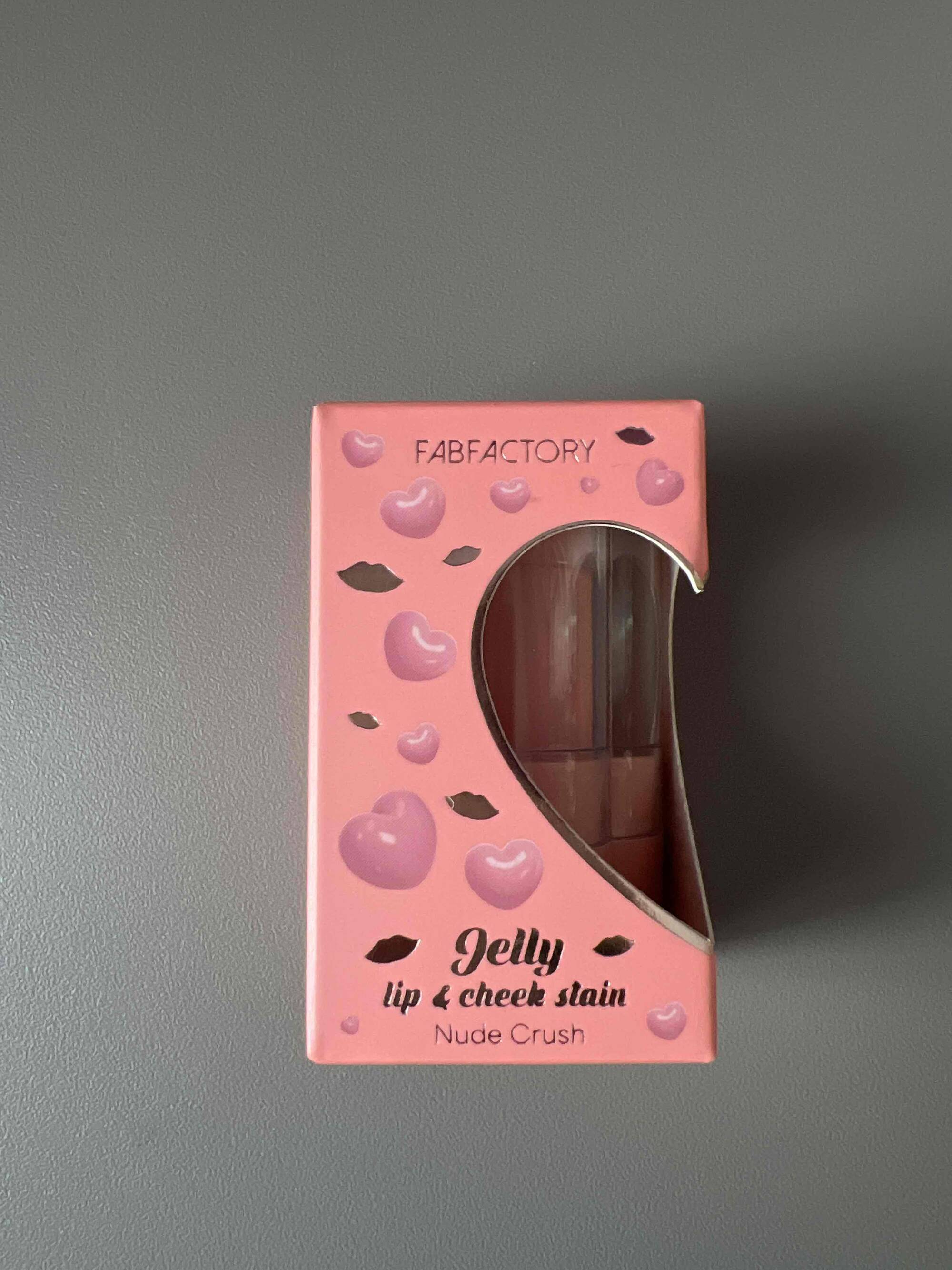 FAB FACTORY - Jelly - Lip & cheek stain nude crush