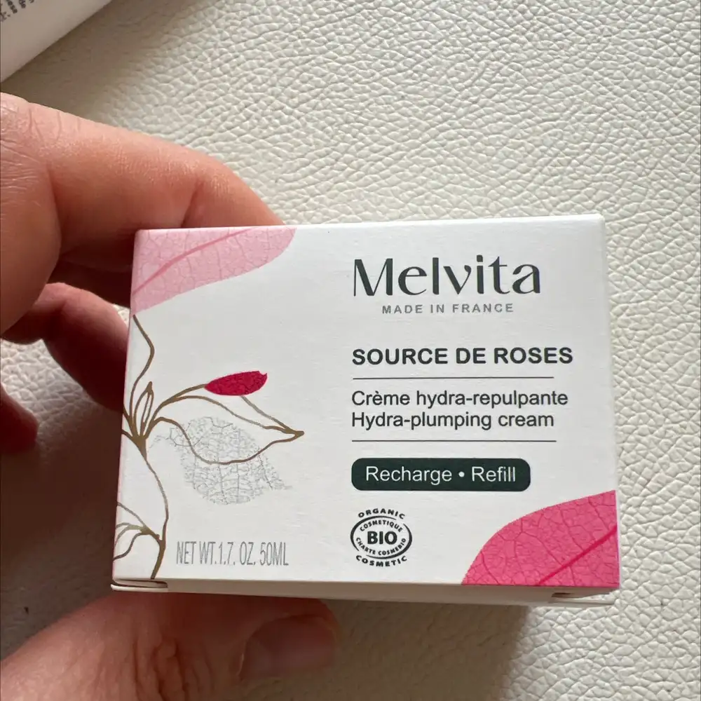 MELVITA - Source de roses - Crème hydra-repulpante