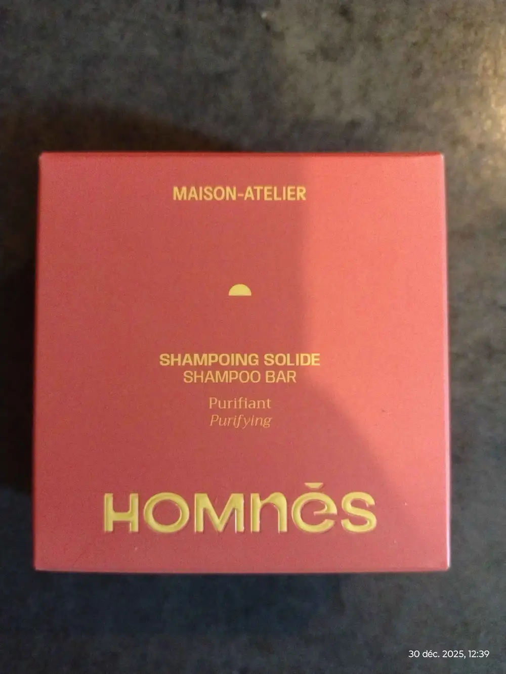 HOMNES - Maison-atelier - Shampooing solide purifiant