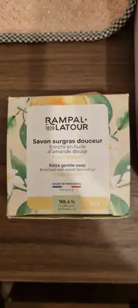 RAMPAL LATOUR - Savon surgras douceur fleur d'oranger