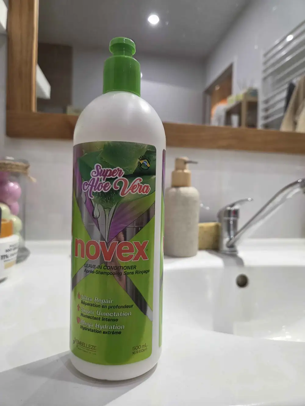 NOVEX - Super aloe vera - Après-shampooing sans rinçage