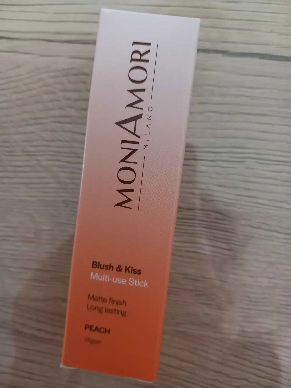 MONIAMORI - Blush & kiss - Multi-use stick peach