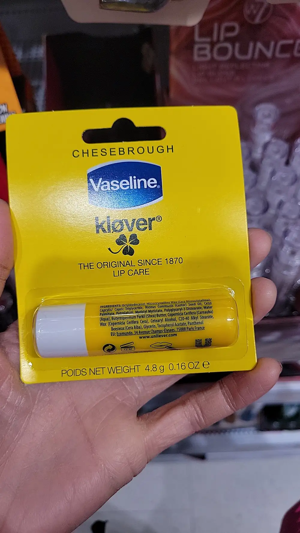 VASELINE - Klöver - Lip care with petroleum