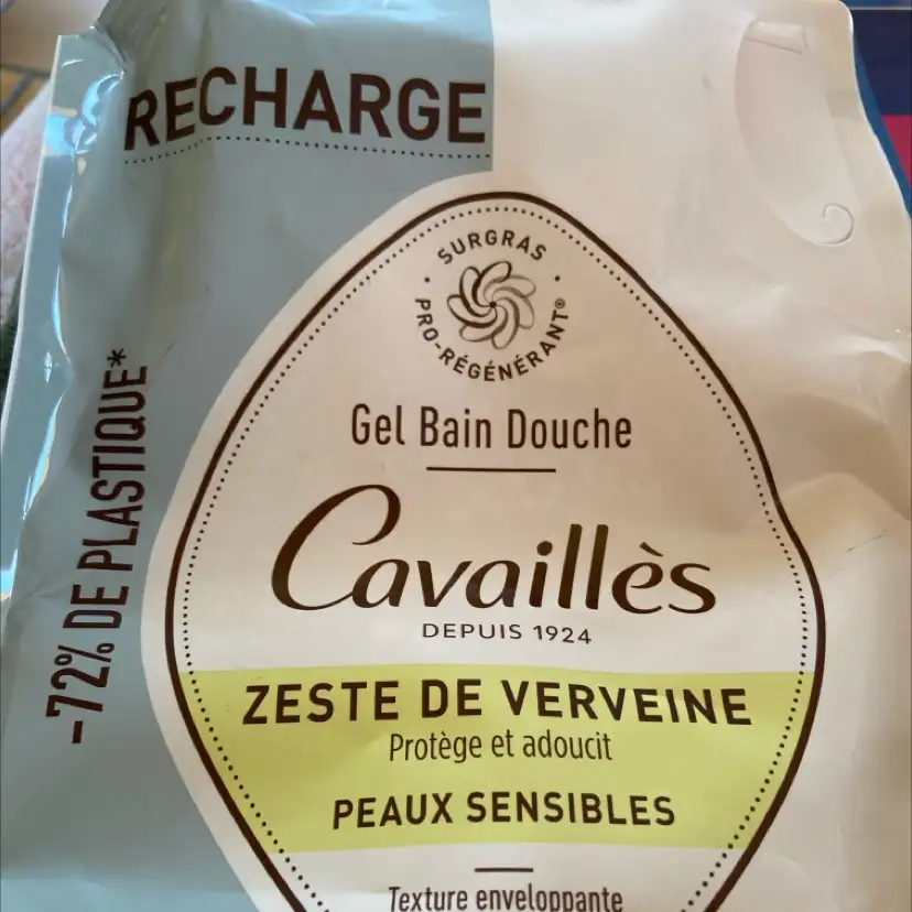 ROGER CAVAILLÈS - Gel bain douche zeste de verveine peaux sensibles
