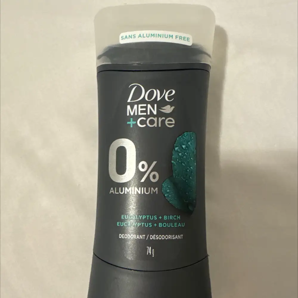DOVE - Men+care - Déodorant 0% aluminum 