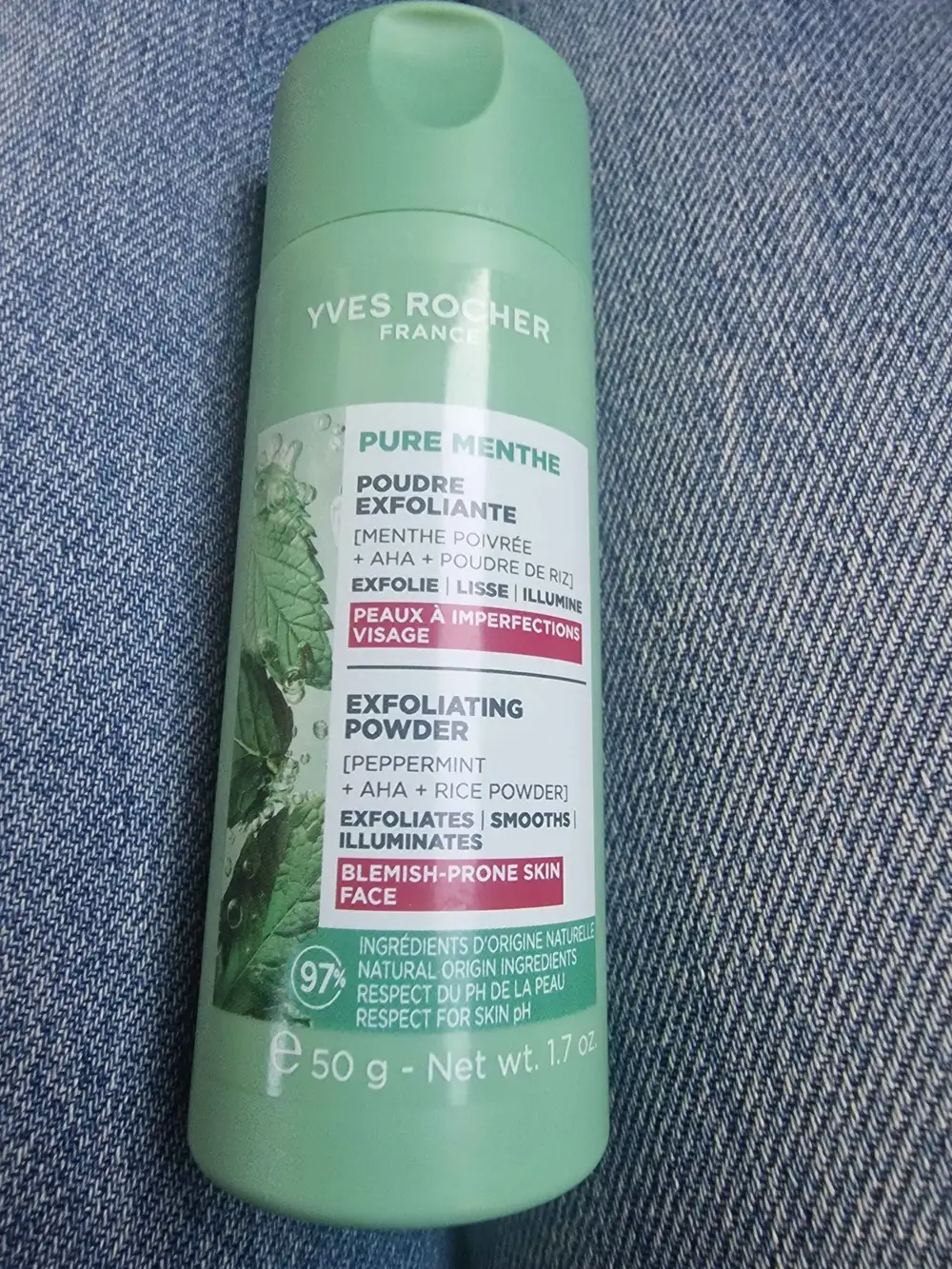 YVES ROCHER - Pure menthe - Poudre exfoliante