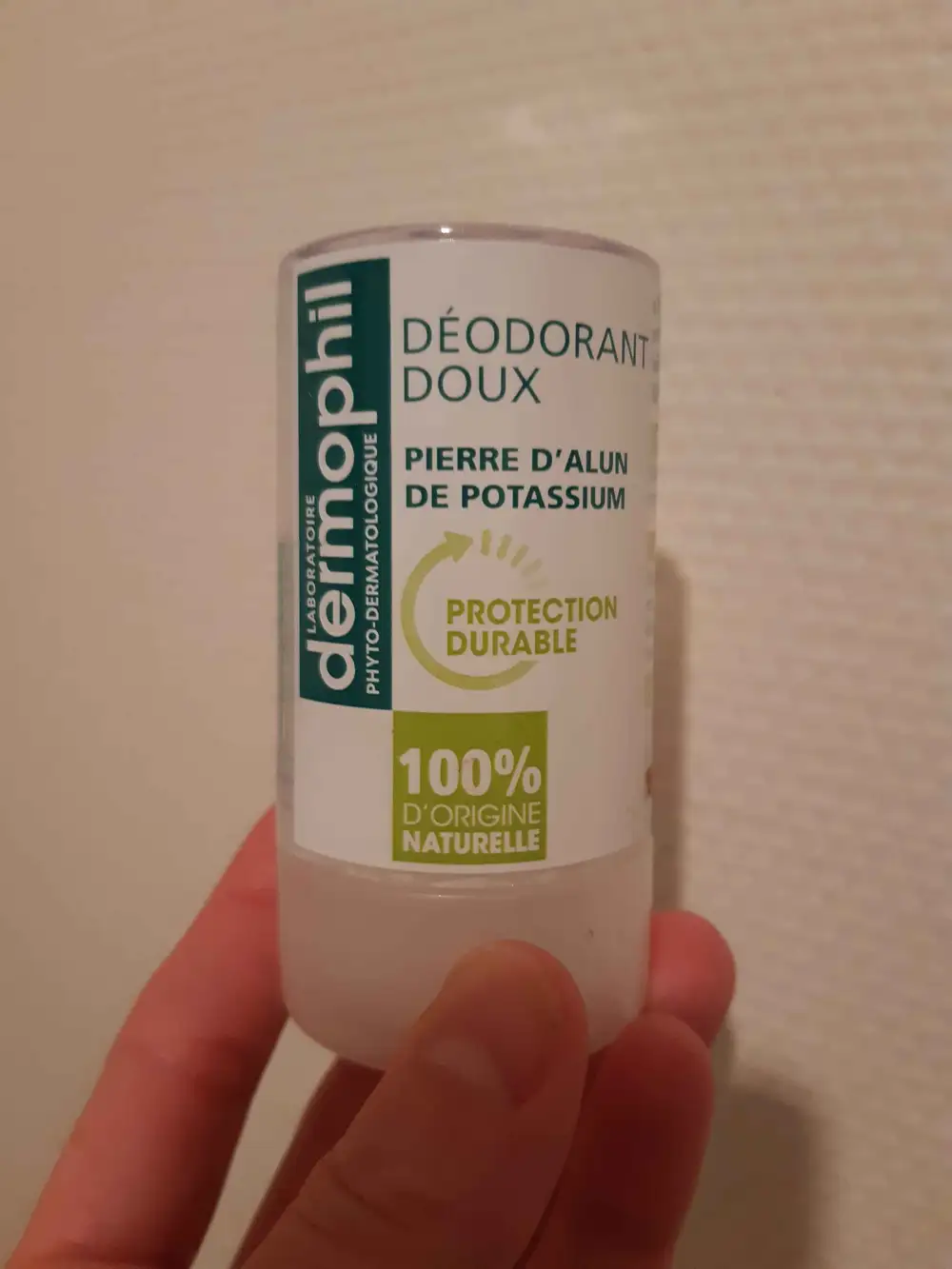 DERMOPHIL - Déodorant doux pierre d'alun de potassium