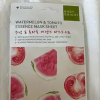 BABY BRIGHT - Watermelon & tomato - Essence mask sheet