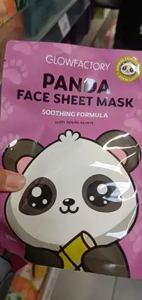 GLOW FACTORY - Panda - Face sheet mask with apple scent