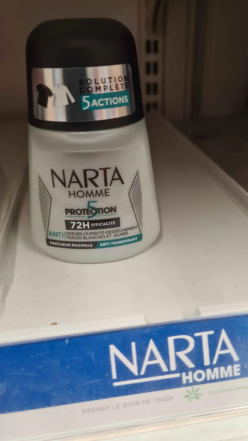 NARTA - Homme - Anti-transpirant protection 72h fraîcheur maximale
