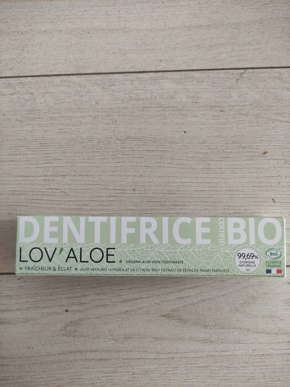 PROPOS'NATURE - Lov'aloe - Dentifrice bio