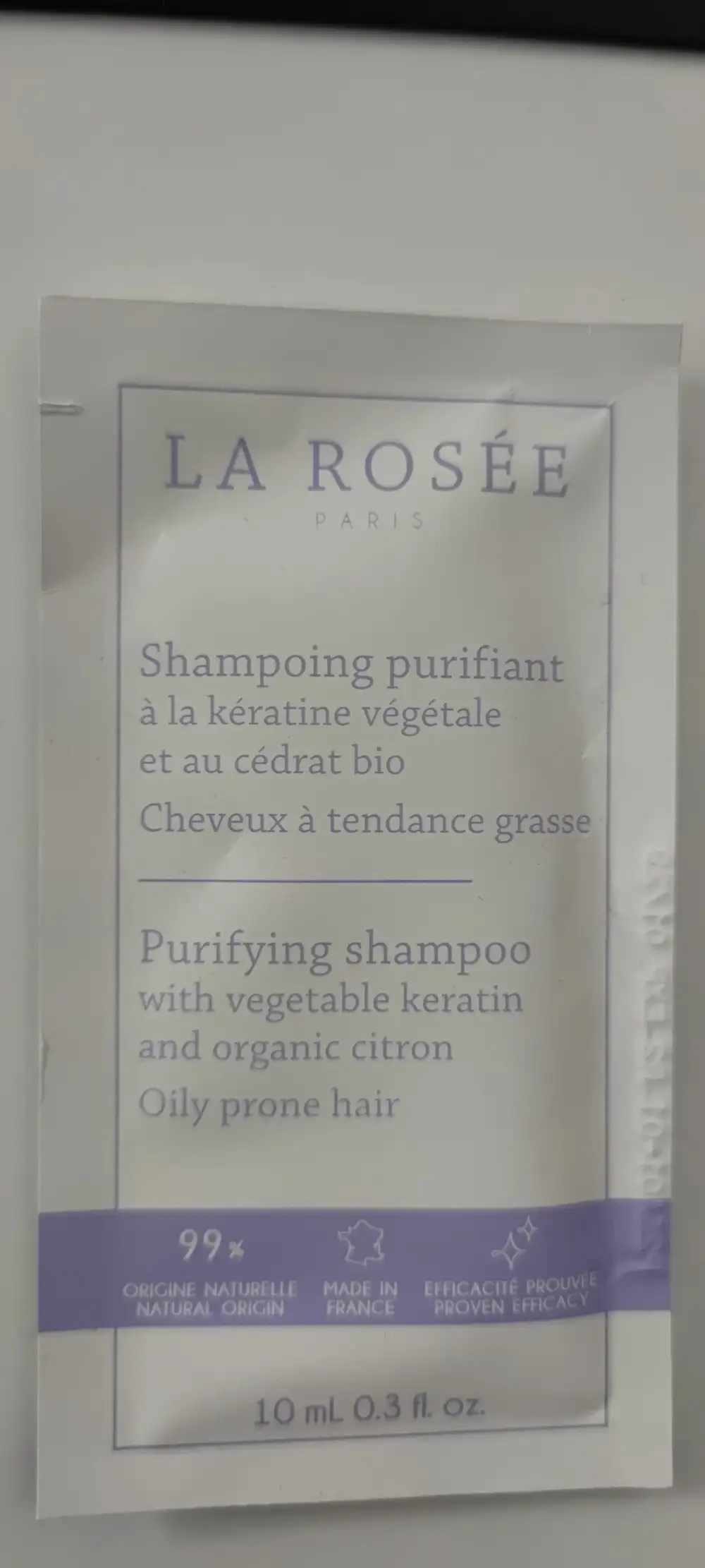 LA ROSÉE - Shampooing purifiant à la kératine végétale et au cédrat bio