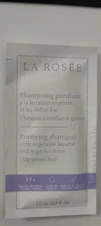 LA ROSÉE - Shampooing purifiant à la kératine végétale et au cédrat bio