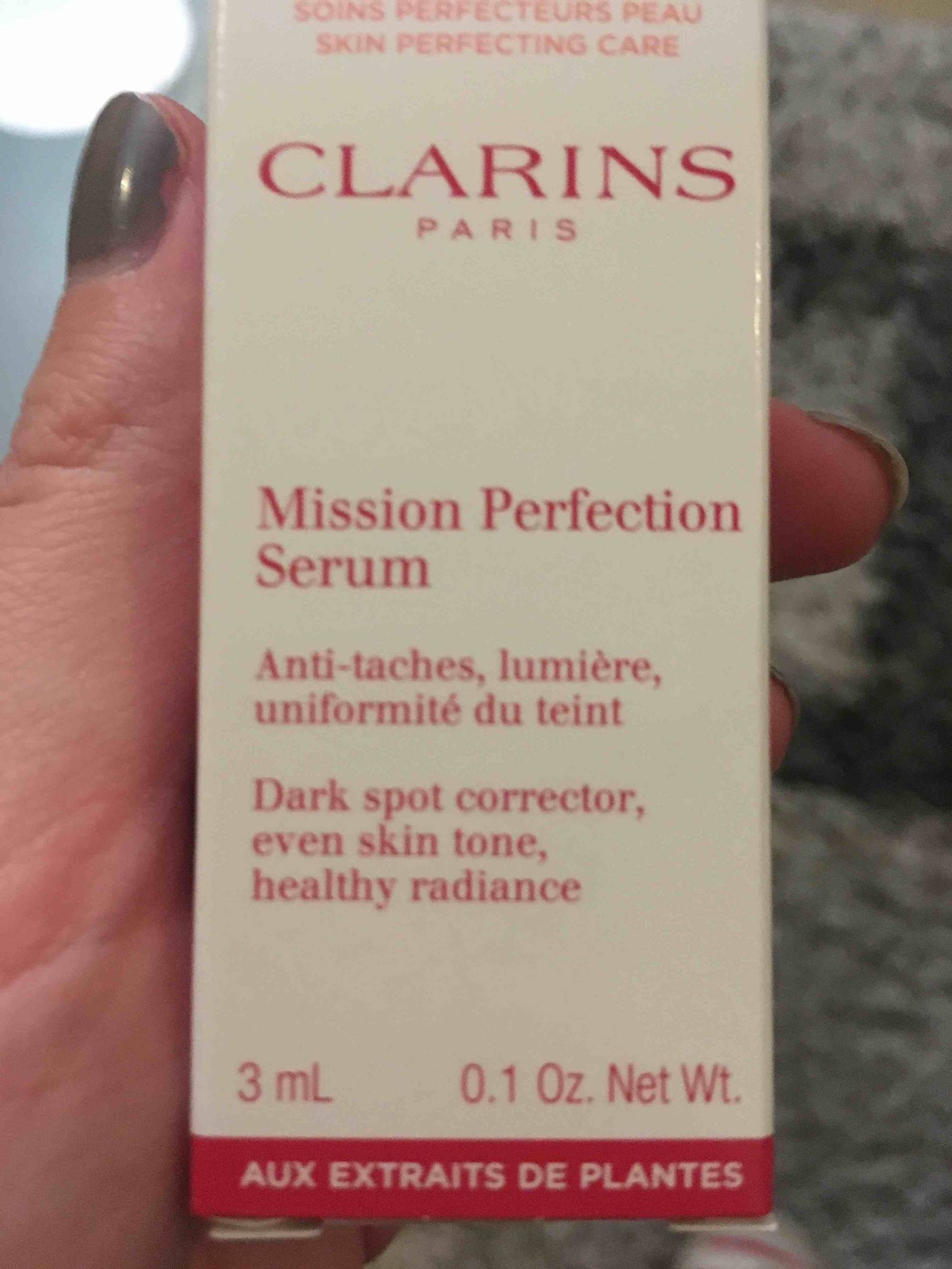 CLARINS - Mission perfection sérum