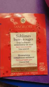SANOFLORE - Sublimes baies rouges - Soin  hydratant embellisseur de teint