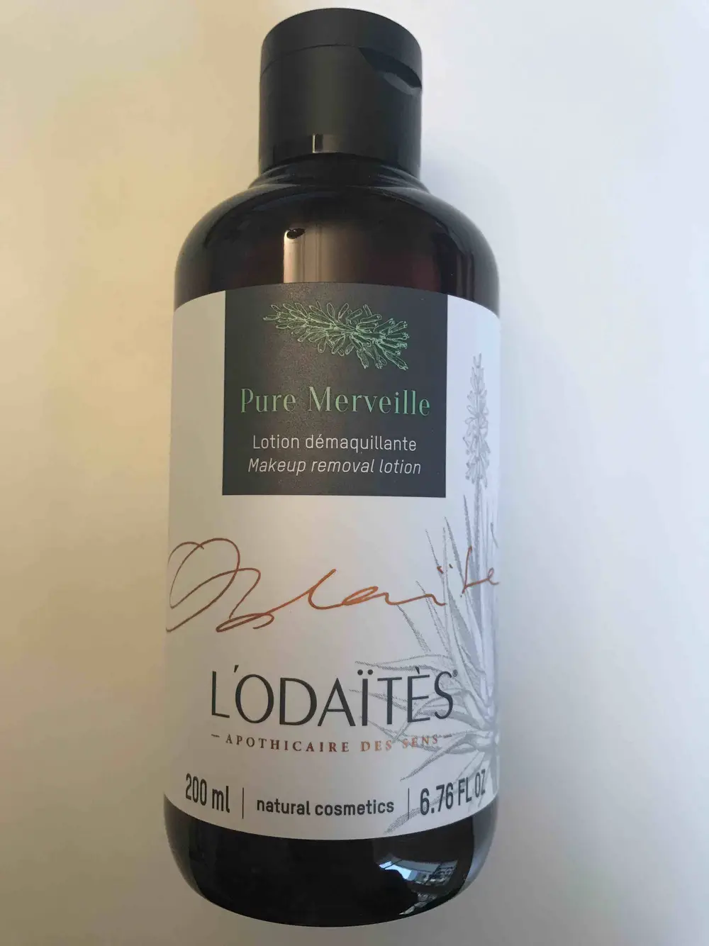 L'ODAÏTÈS - Pure merveille - Lotion démaquillante