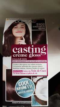 L'ORÉAL PARIS - Casting crème gloss - Couleur soin 5102 chocolat givré