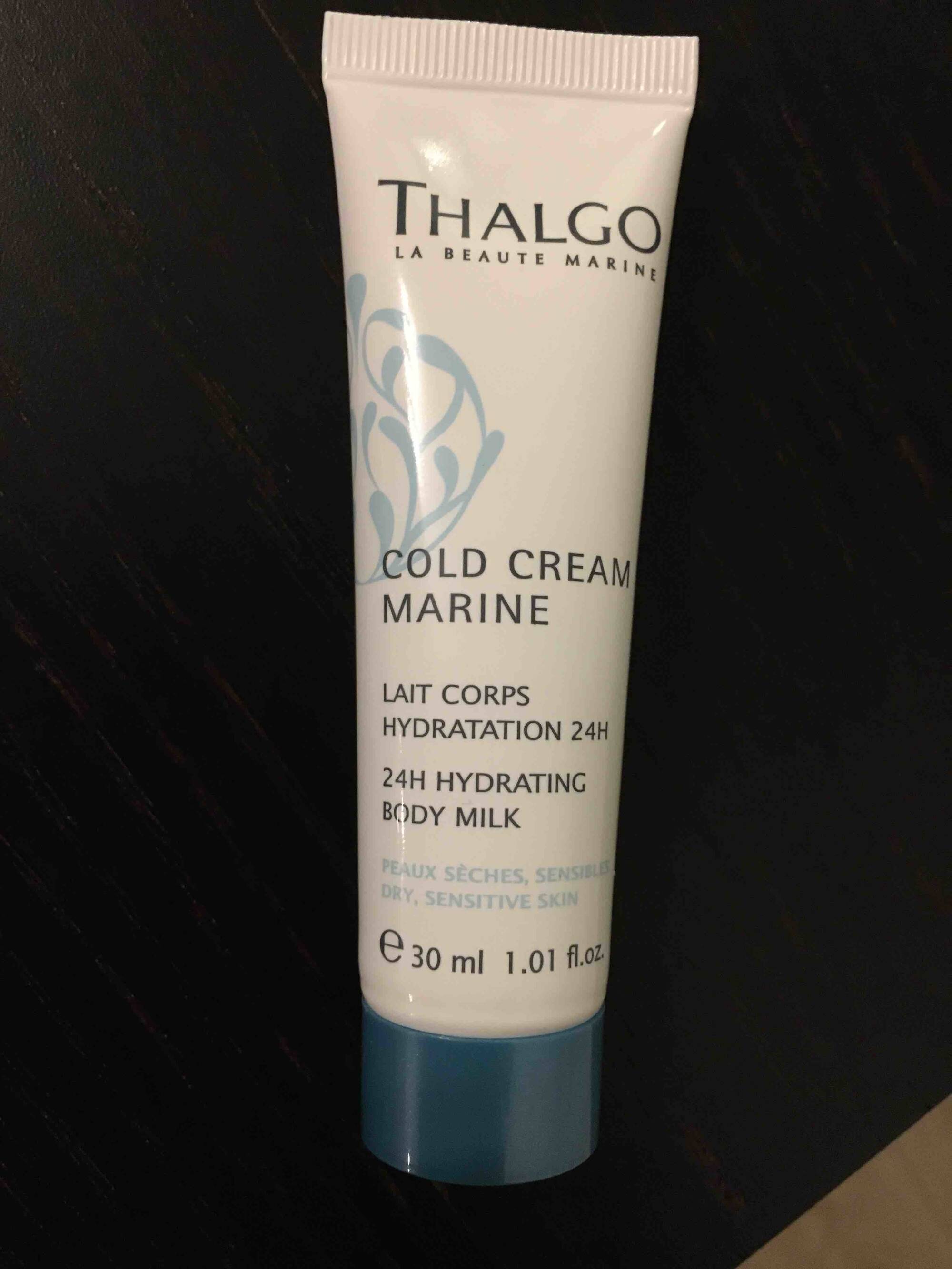 THALGO - Cold cream marine - Lait corps hydratation 24h