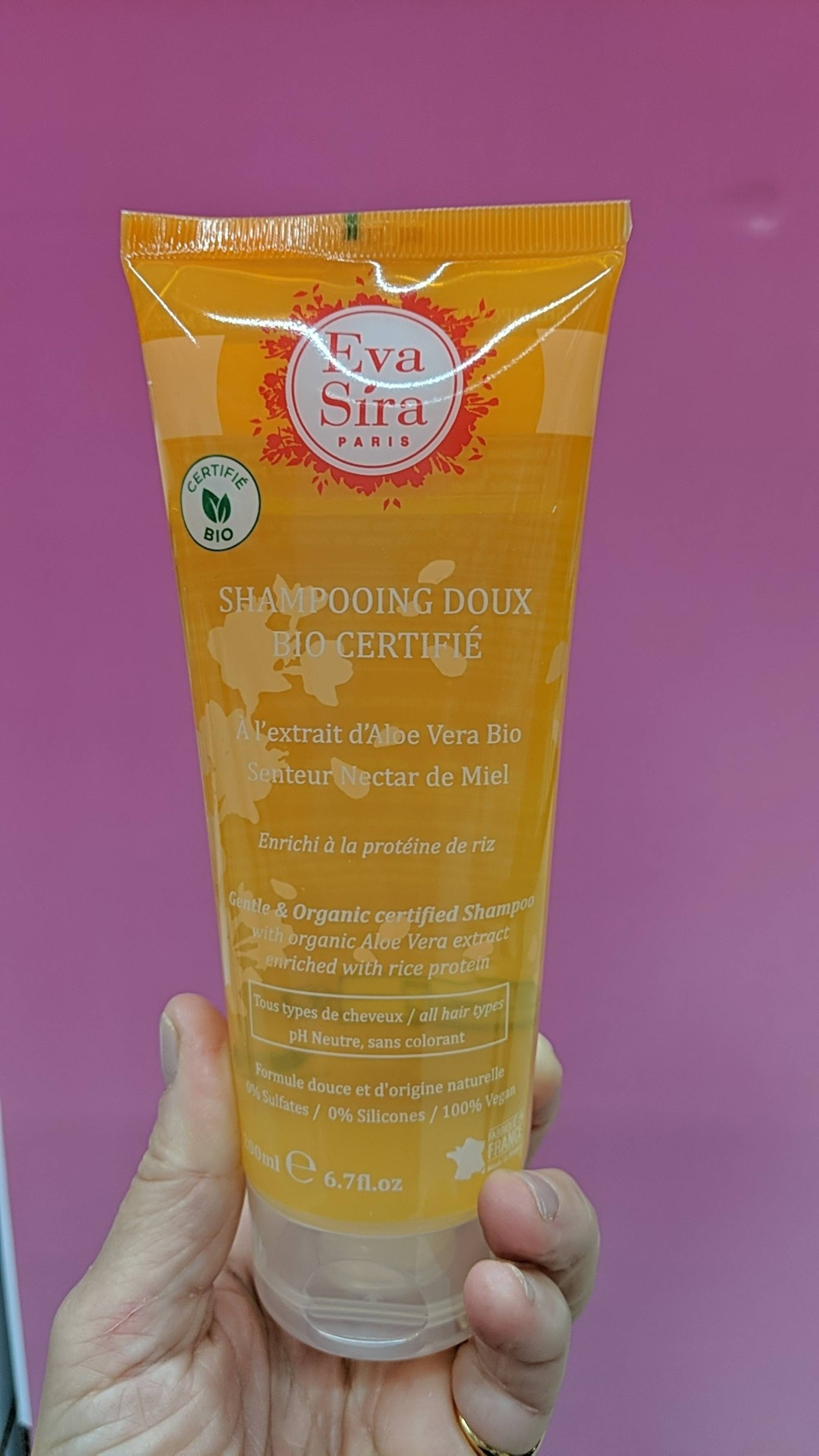 EVA SIRA - Shampooing doux bio à l'extrait d'aloe vera