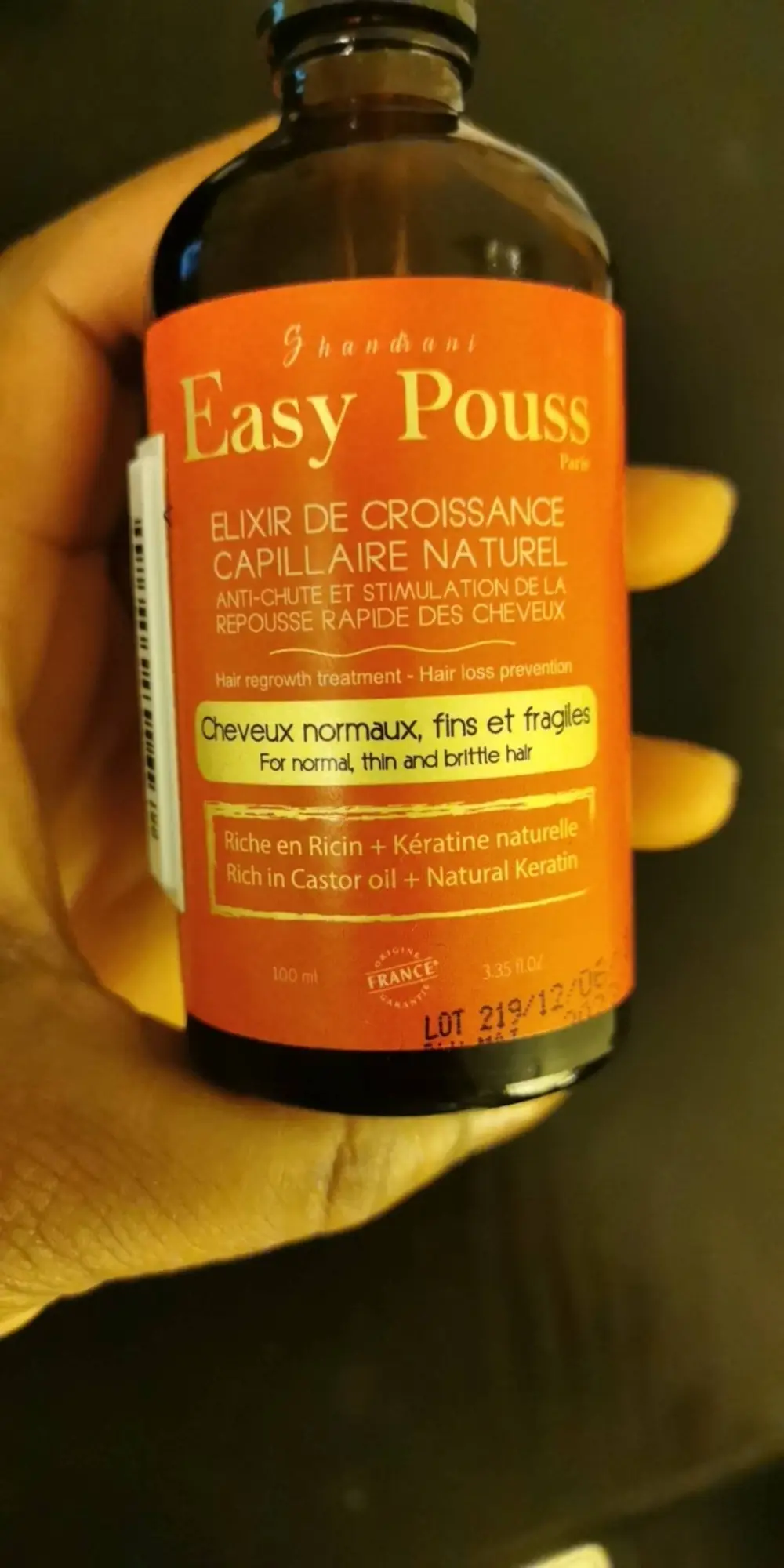 EASY POUSS - Élixir de croissance capillaire naturel