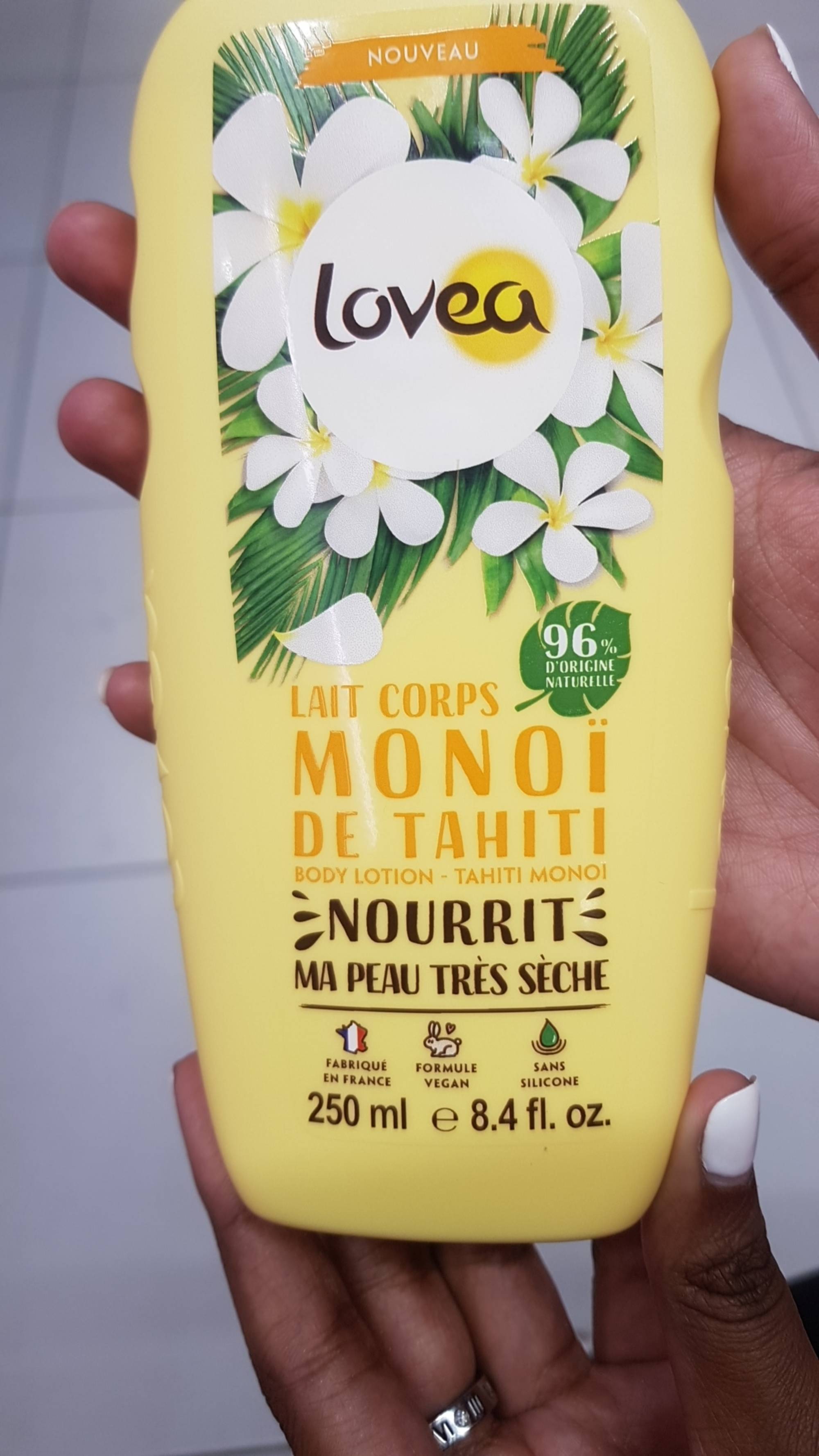Lovea Lait Corps Monoï de Tahiti - 250ml