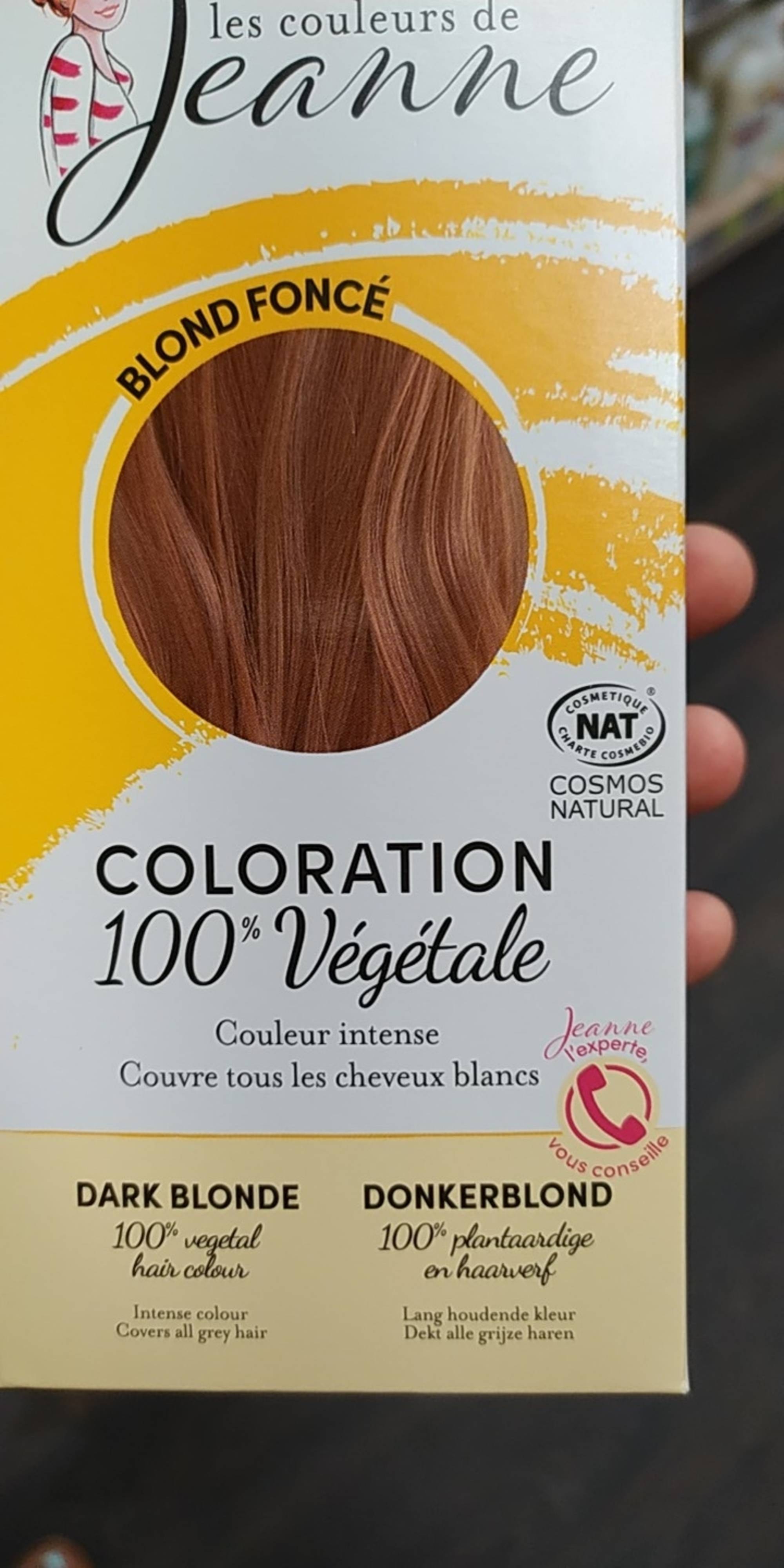 LES COULEURS DE JEANNE - Coloration 100% végétale blond foncé 