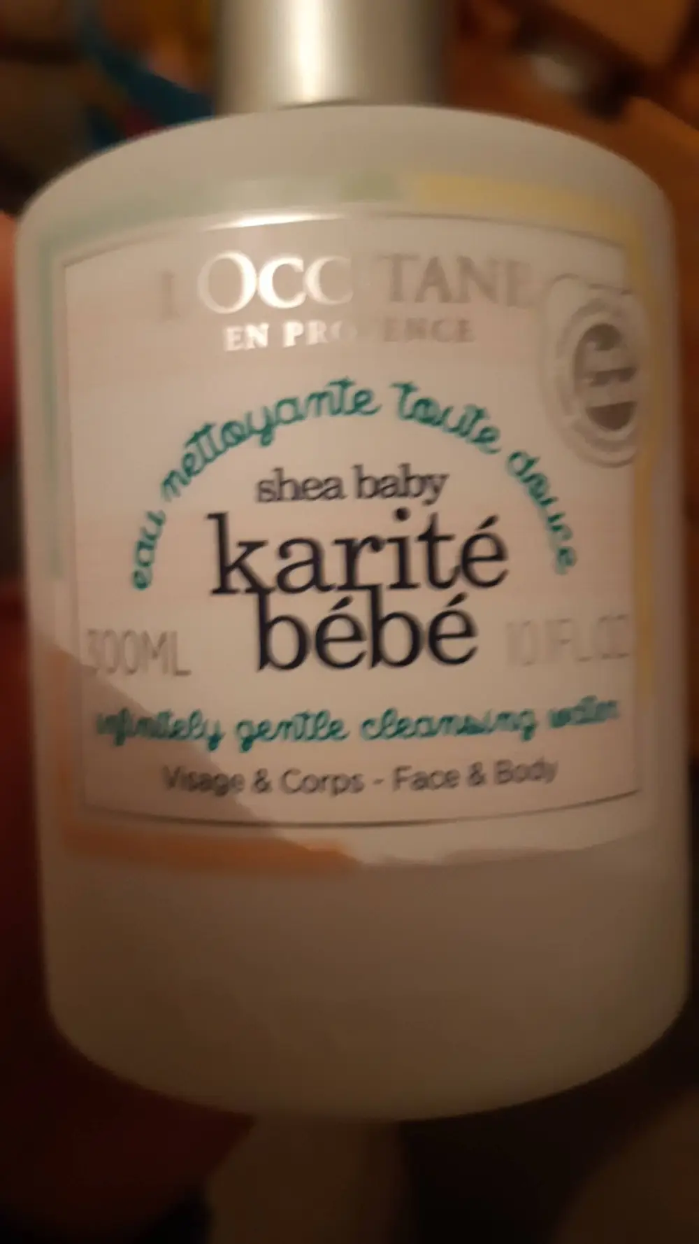 L'OCCITANE EN PROVENCE - Karité bébé - Eau nettoyante toute douce