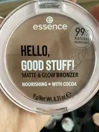 ESSENCE - Hello, Good stuff! - Matte & Glow bronzer