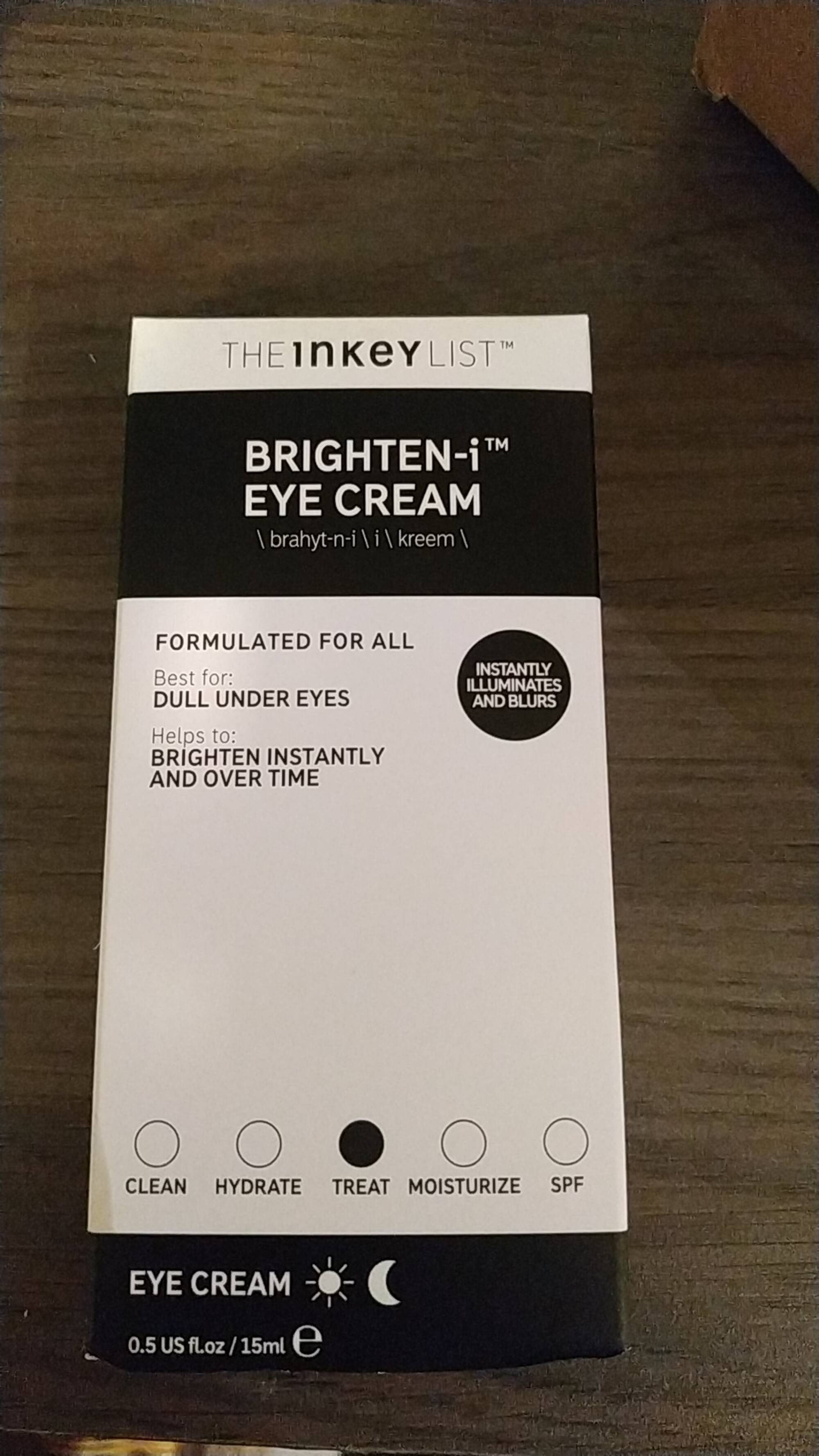 THE INKEY LIST - Brighten-i - Eye cream