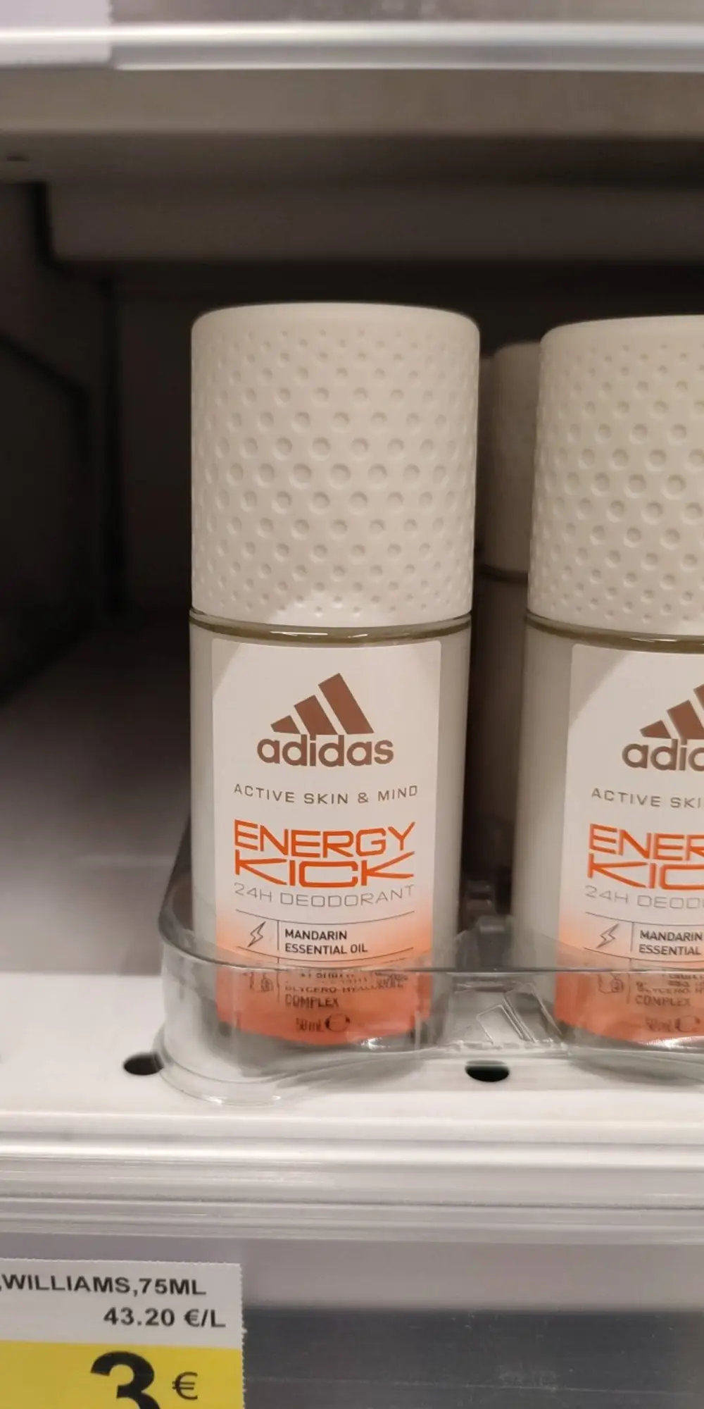 ADIDAS - Energy kick - 24h deodorant