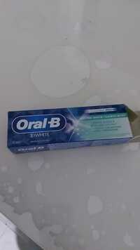 ORAL-B - Dentifrice 3D white à la menthe douce