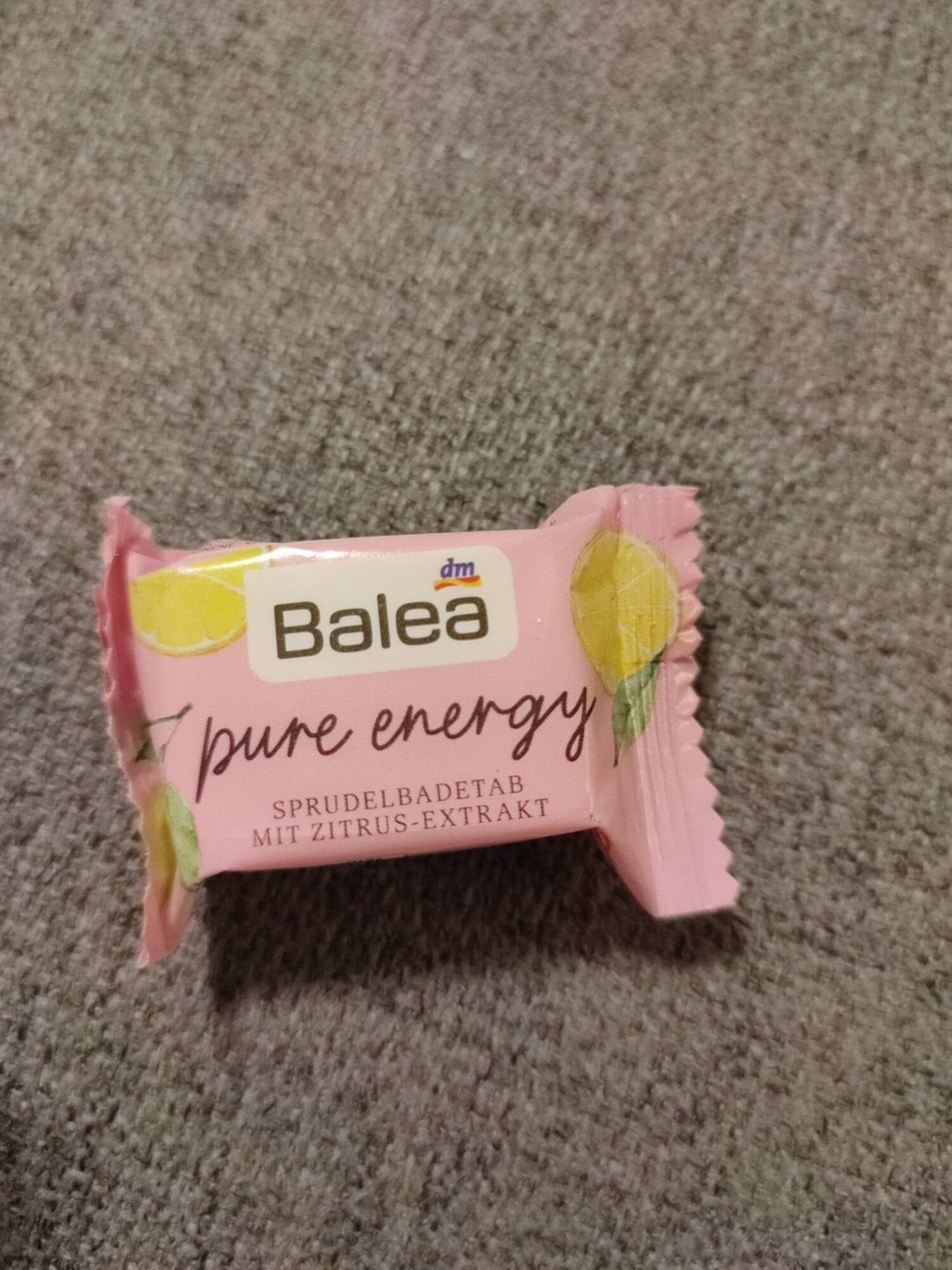 BALEA - Pure Energy - Sprudelbadetab mit zitrus extrakt