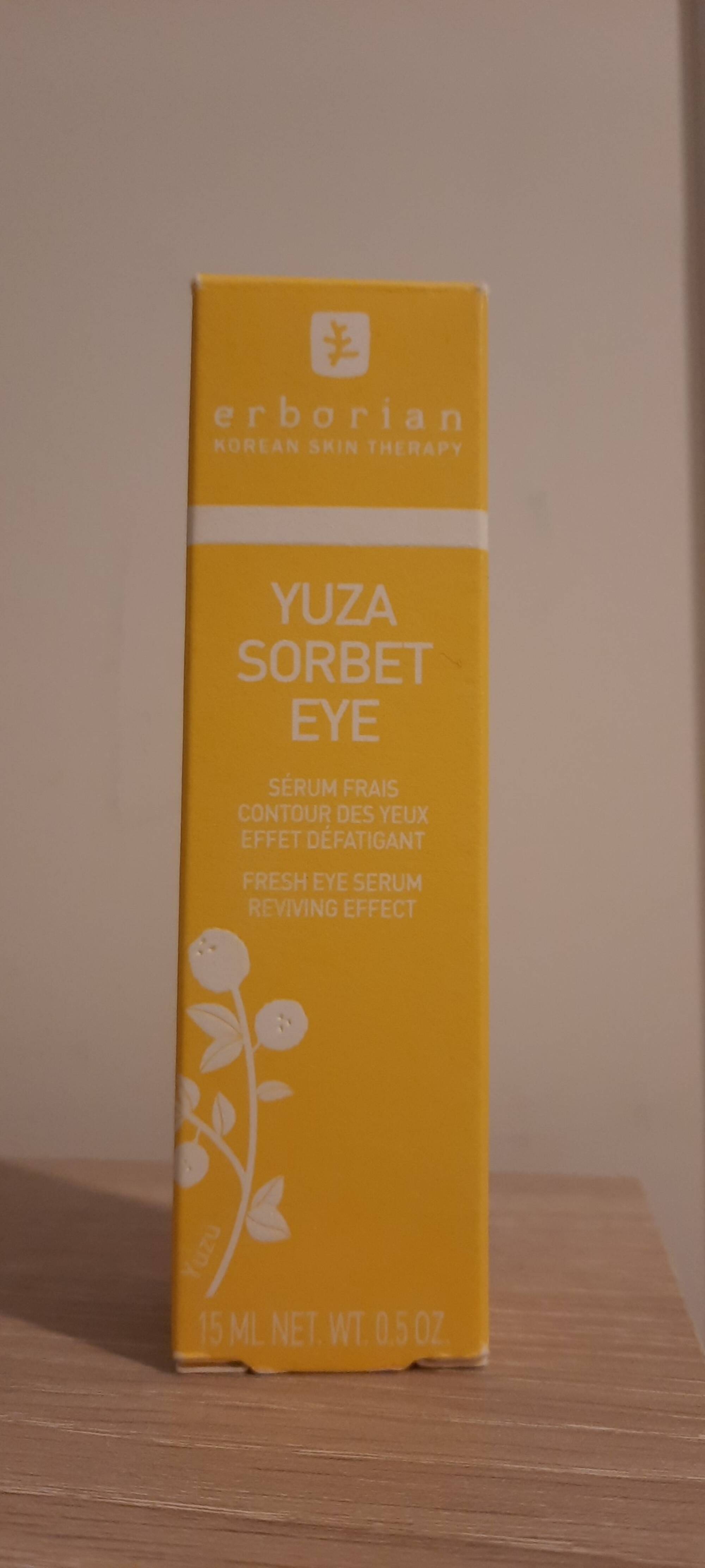 ERBORIAN - Yuza sorbet eye - Sérum frais contour des yeux