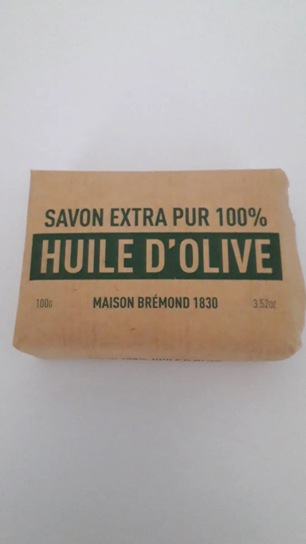 MAISON BRÉMOND 1830 - Savon extra pur 100% à l'huile d'olive 