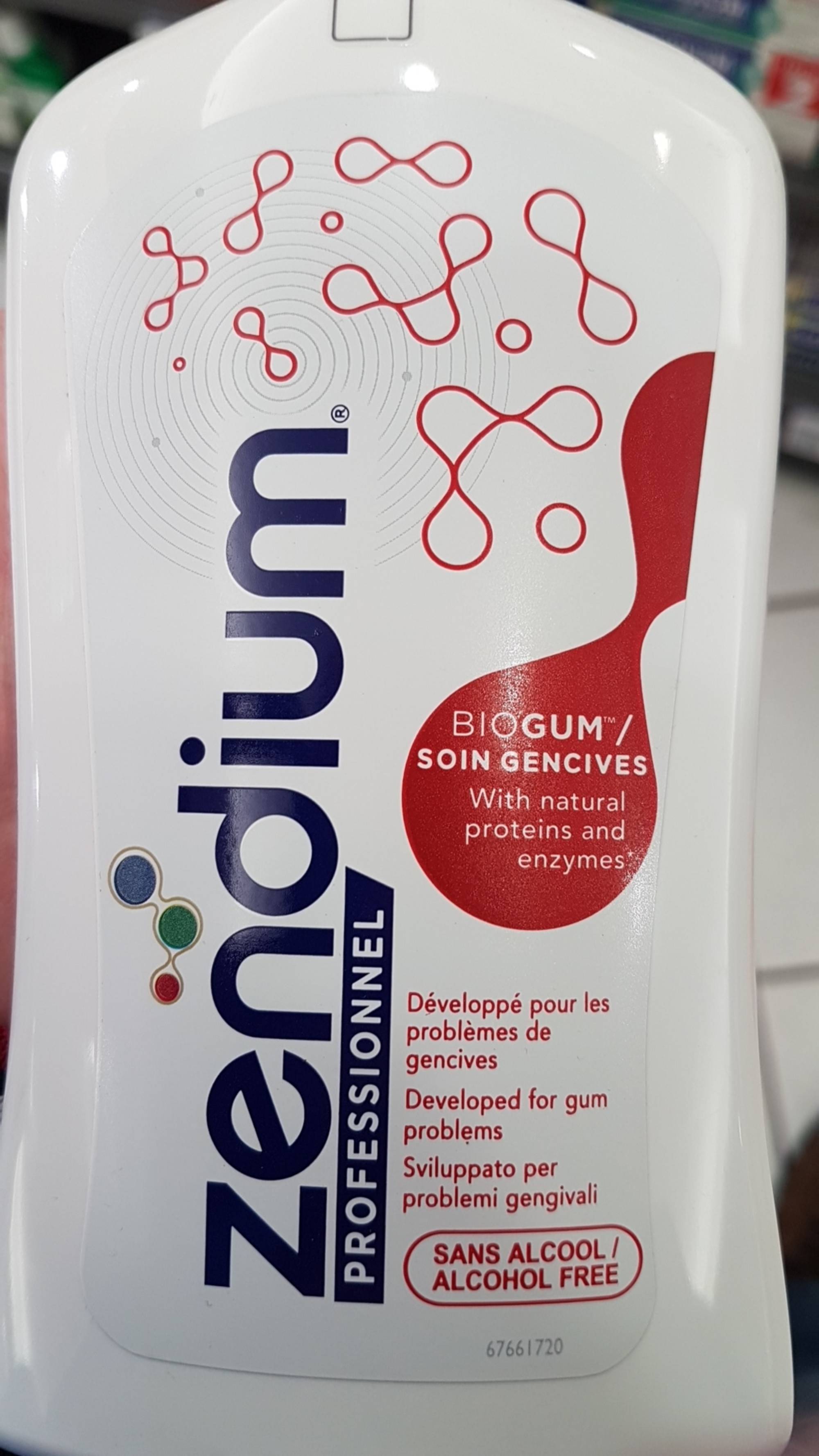 ZENDIUM - Biogum - Bain de bouche soin gencives