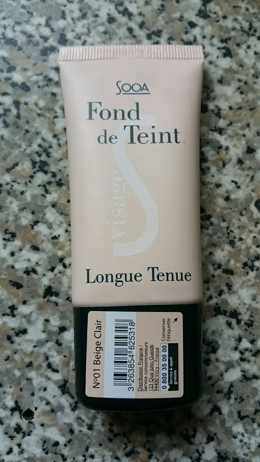 SOOA - Fond de teint longue tenue n°01 beige clair