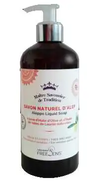 LABORATOIRE FREESENS - FREESENS SAvon Naturel d'ALEP  Fl. 500 ml