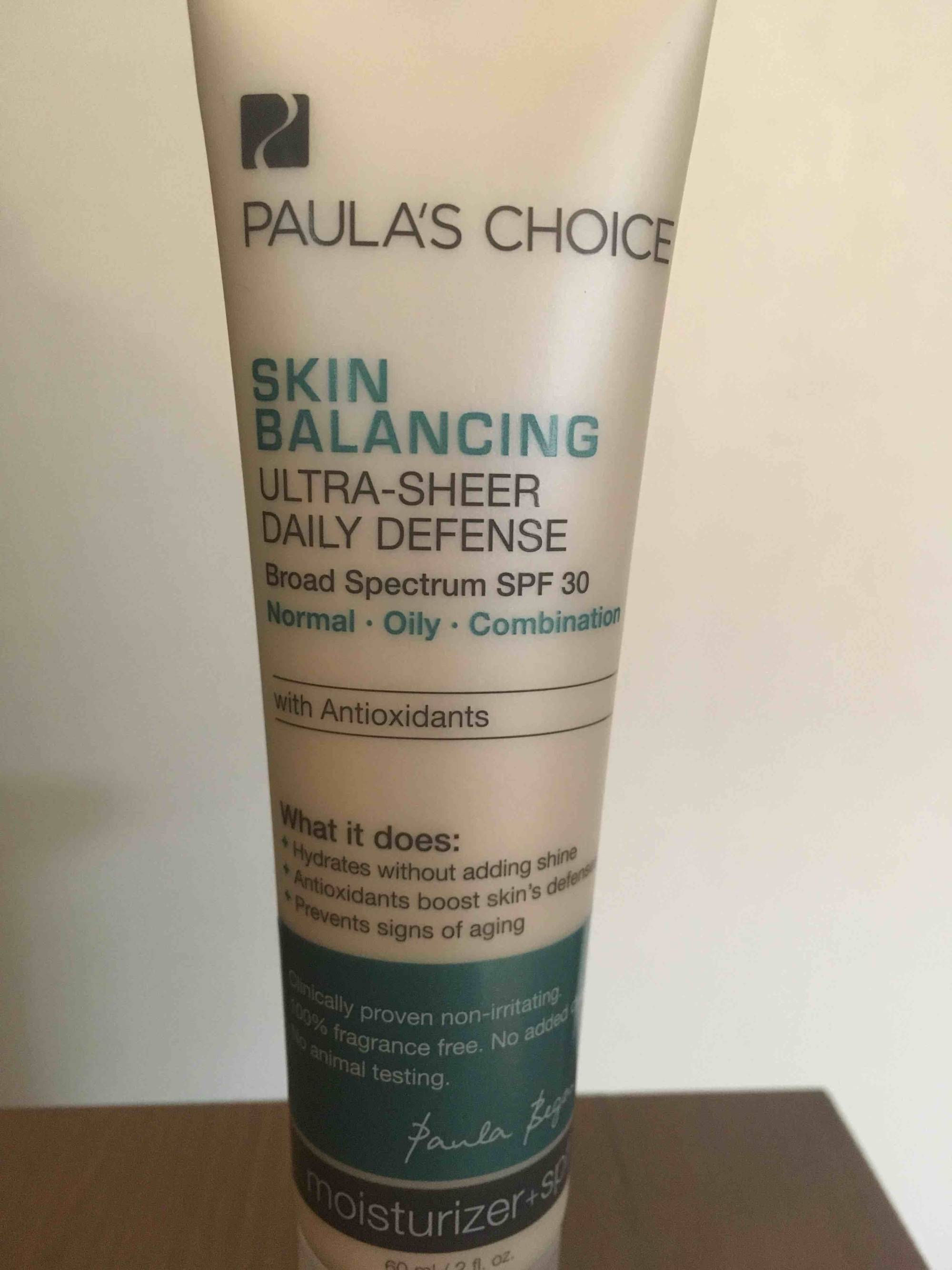 PAULA'S CHOICE - Skin balancing - Ultra-sheer daily defense