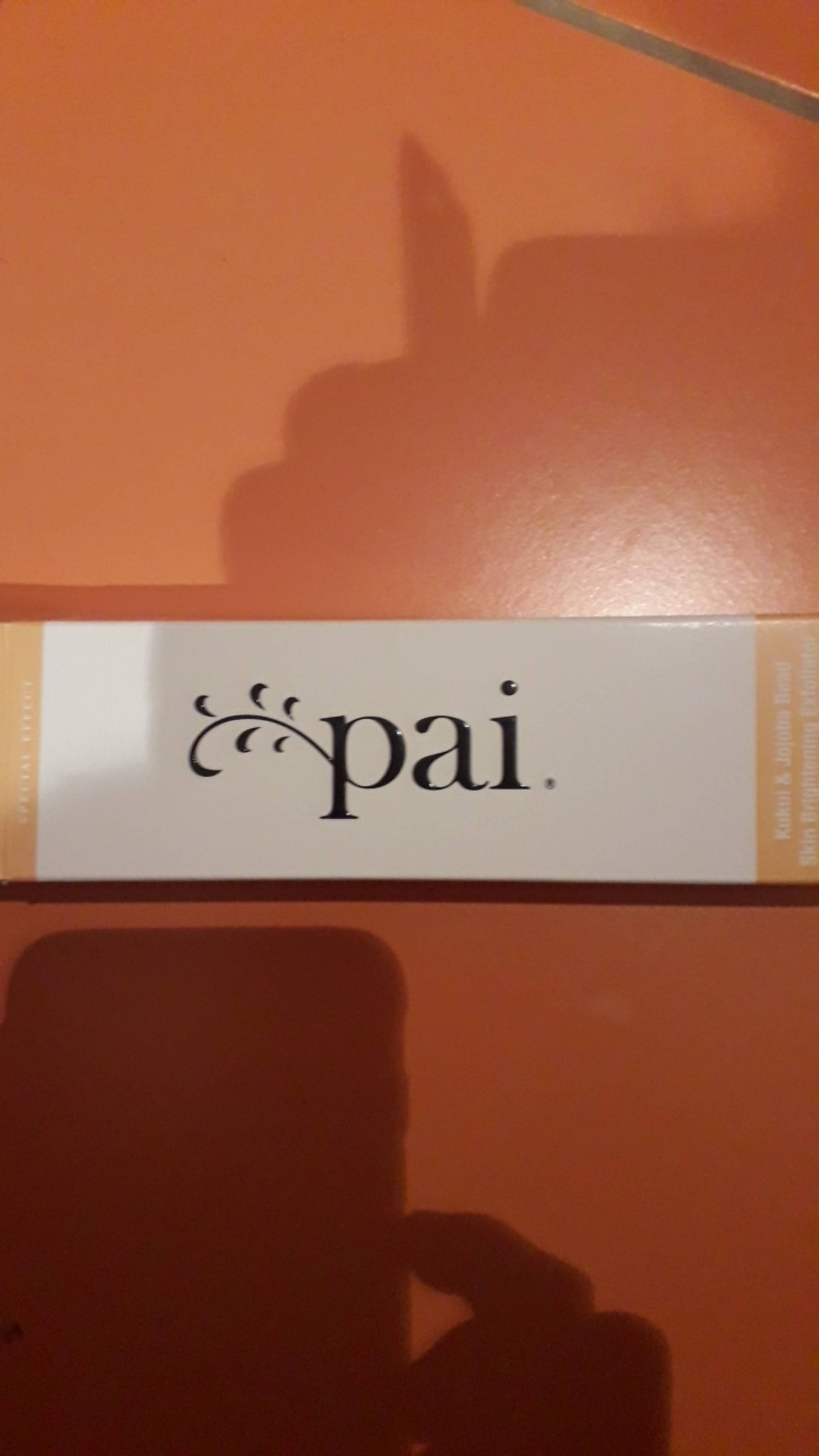 PAI - Kukui & jojoba bead - Skin brightening exfoliator
