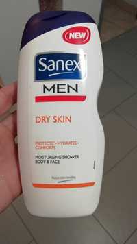 SANEX - Men dry skin - Moisturizing shower body & face