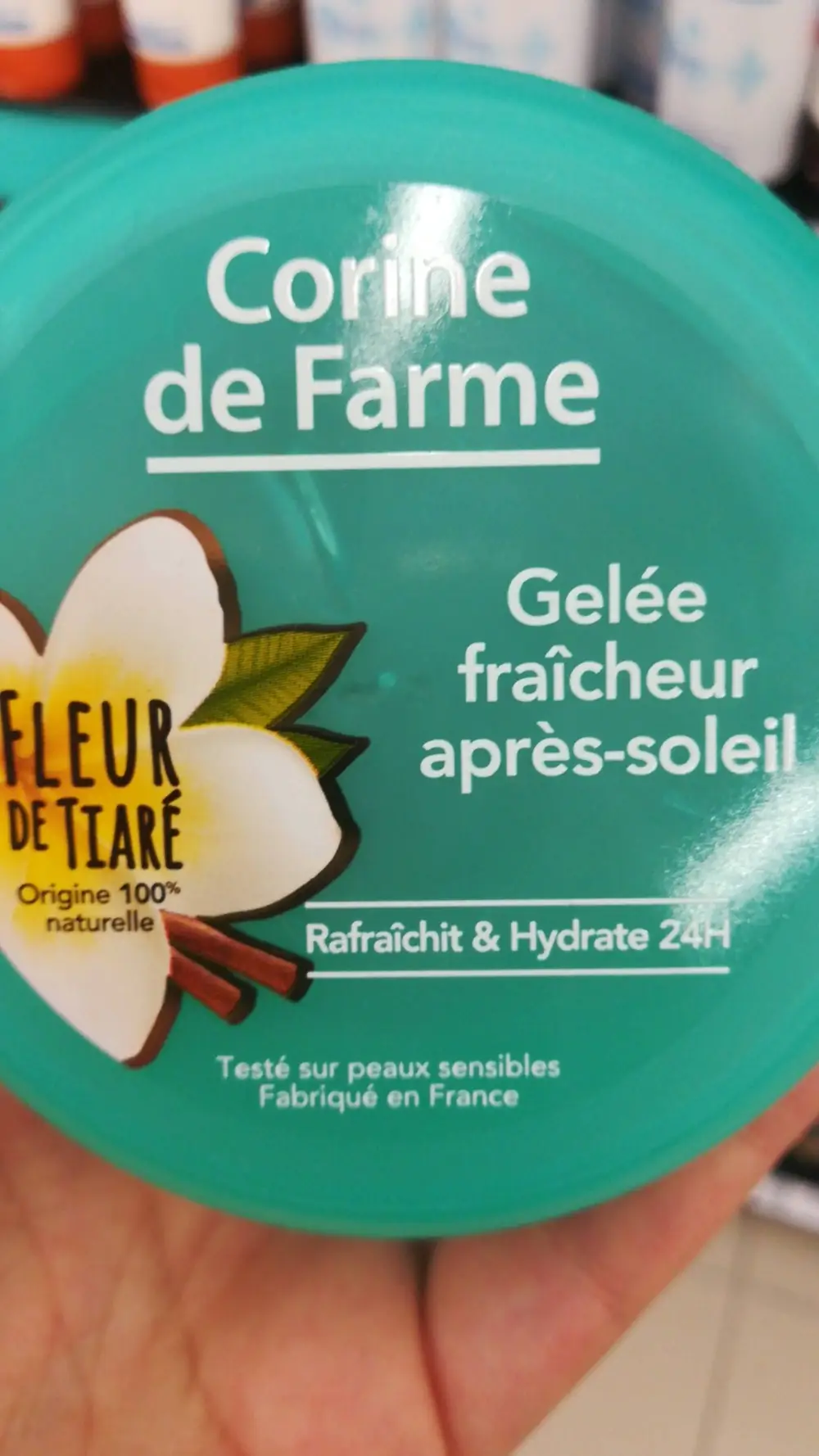 CORINE DE FARME - Fleur de tiaré - Gelée fraîcheur après-soleil