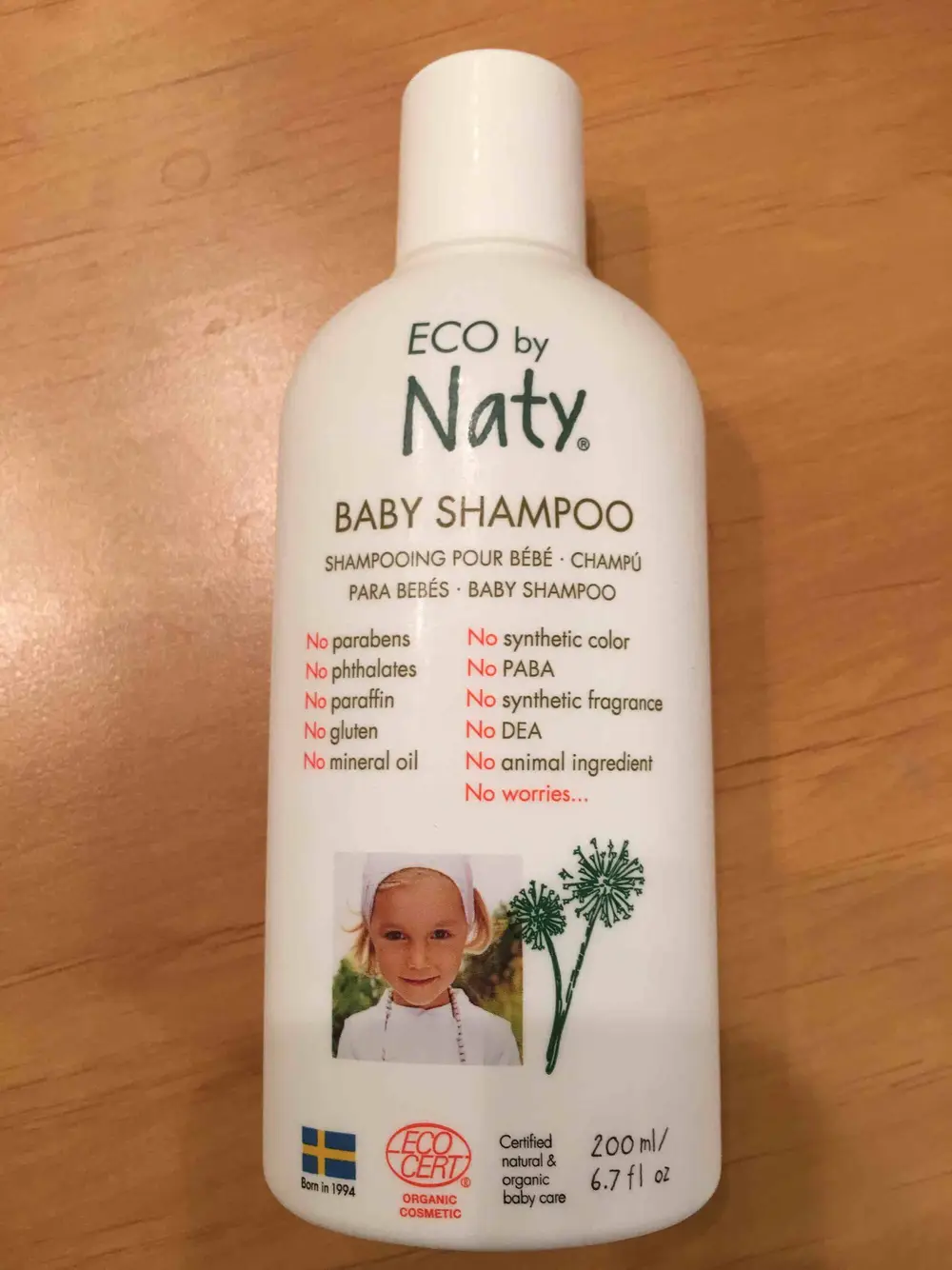 ECO BY NATY - Shampooing pour bébé