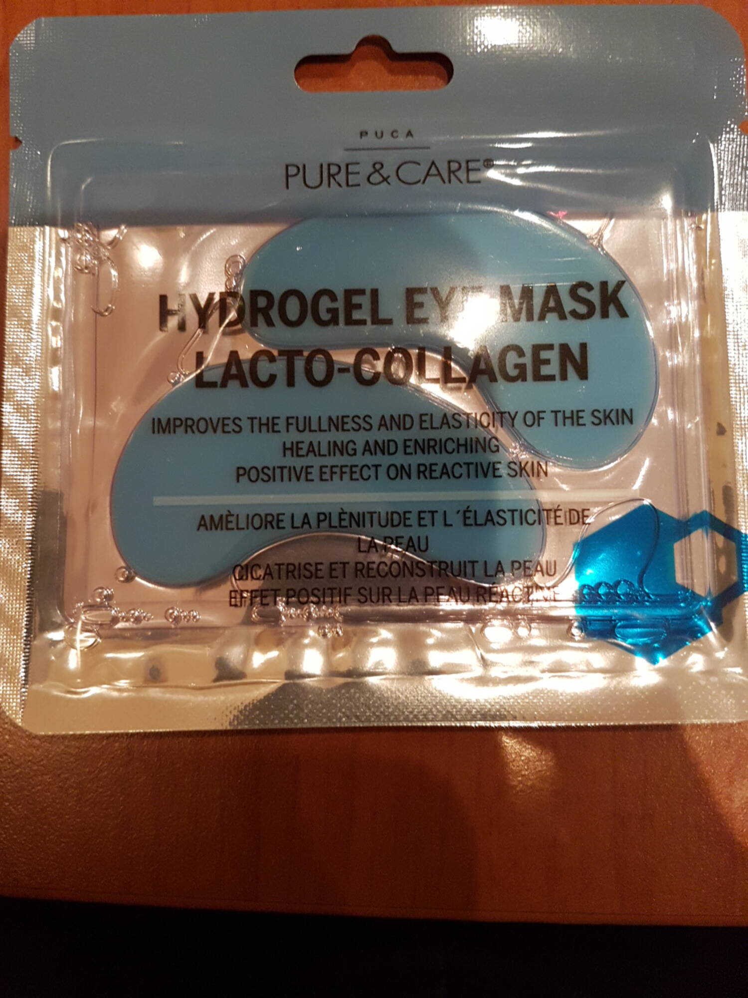 PUCA - Pure & care - Hydrogel eye mask lacto-collagen