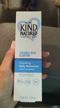 WE ARE KIND NATURED - Coconut milk & cotton - Crème du jour hydratante
