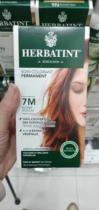 HERBATINT - Soin colorant permanent 7M blond acajou