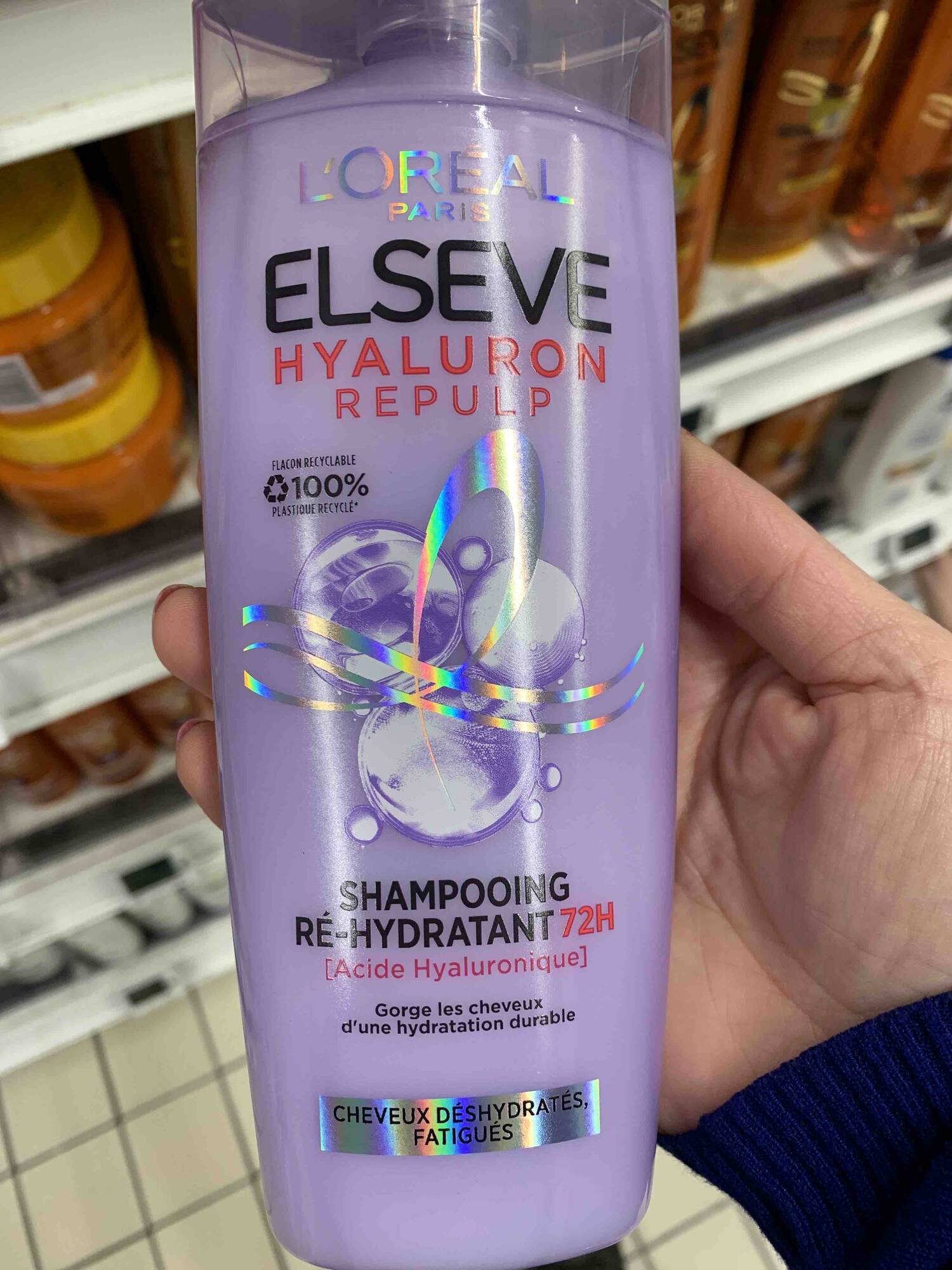 L'ORÉAL PARIS - Elsève hyaluron repulp - - Shampooing ré-hydratant 72h