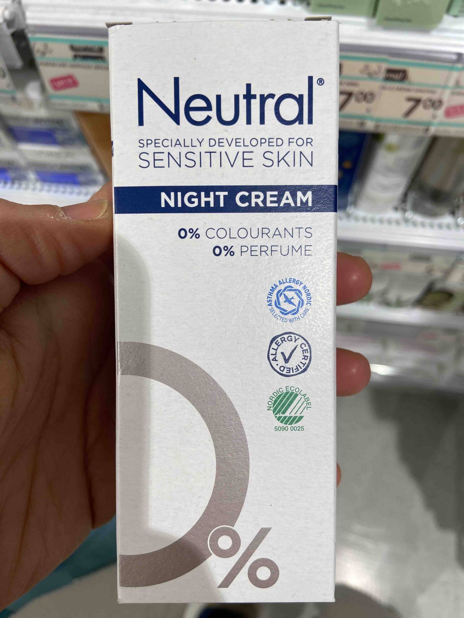 NEUTRAL - Sensitive skin - Night cream 