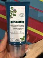 KLORANE - Après-shampooing à la menthe bio